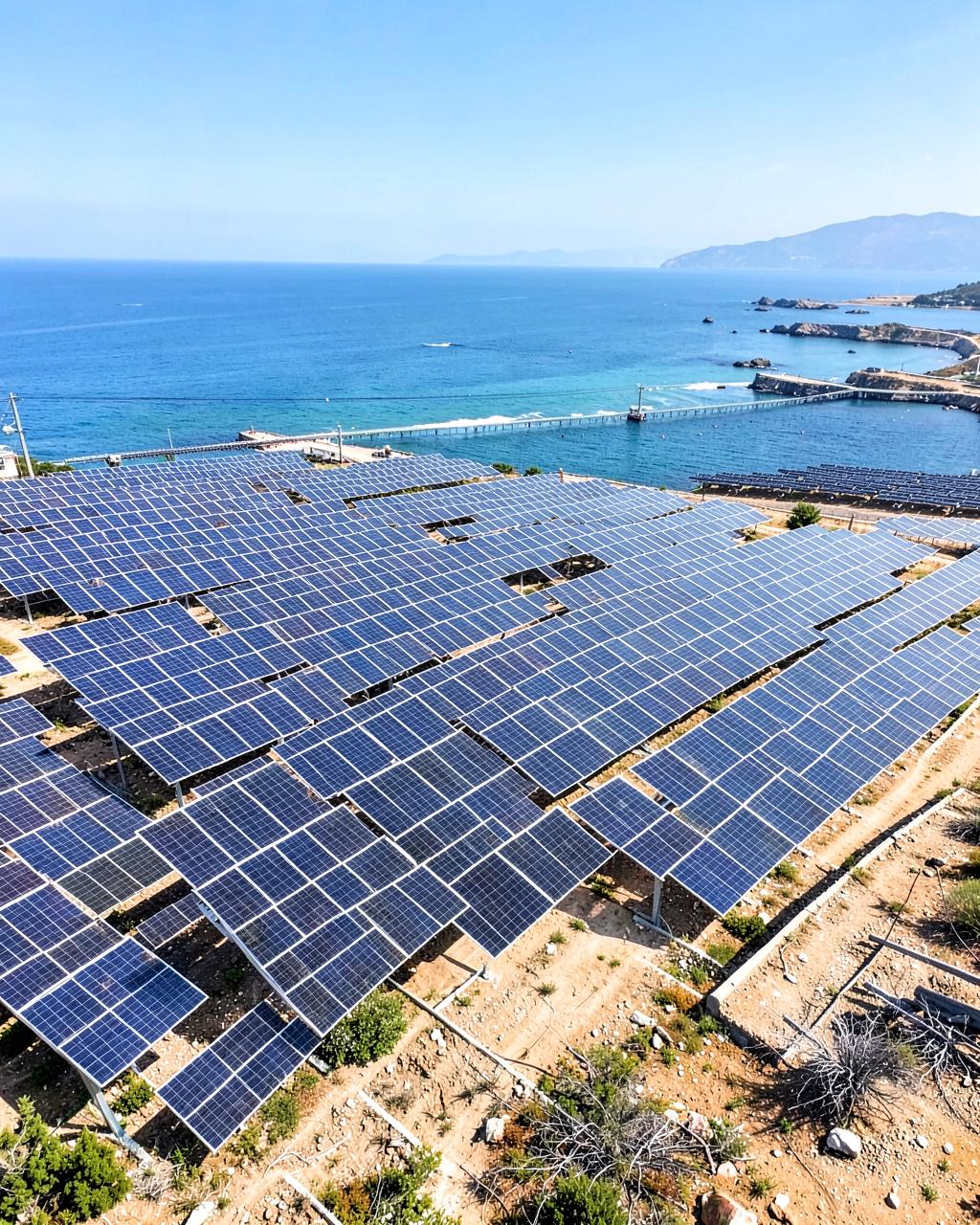Park fotovoltaik bregdetar pranë Durrësit
